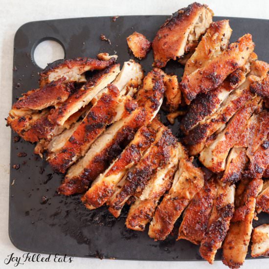 Blackened Chicken Thighs