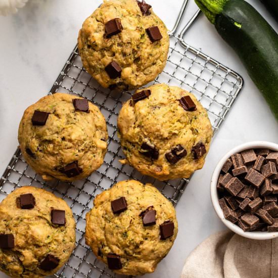 Chocolate Chip Zucchini Muffins