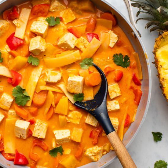 Vegan Tofu Pineapple Curry