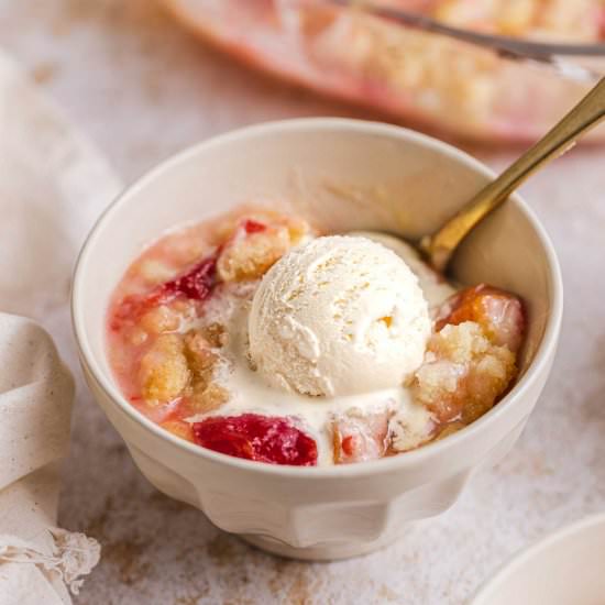Vegan & GF Plum Cobbler