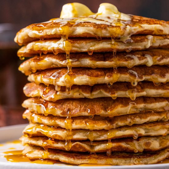 Vegan Oatmeal Pancakes