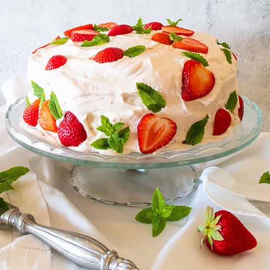 Strawberry Icebox Cake  Gluten Free