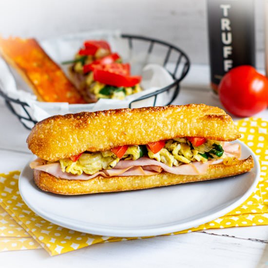 Truff Breakfast Baguette Sandwich