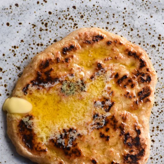 Gluten free flatbread without yeast