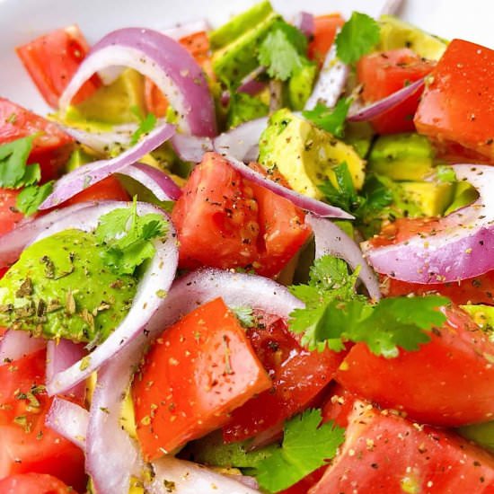 Tomato and Avocado Salad