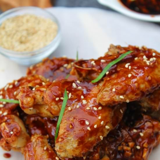 Honey Garlic Chicken Wings