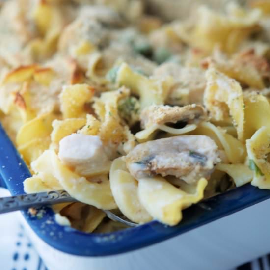 Chicken Stroganoff Bake
