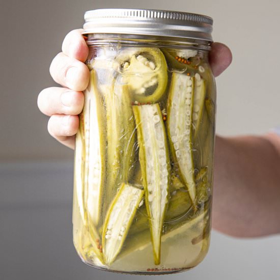Quick Pickled Okra