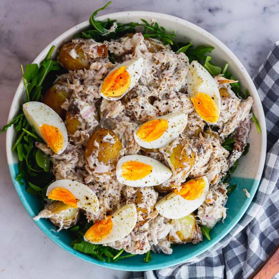 mackerel potato salad