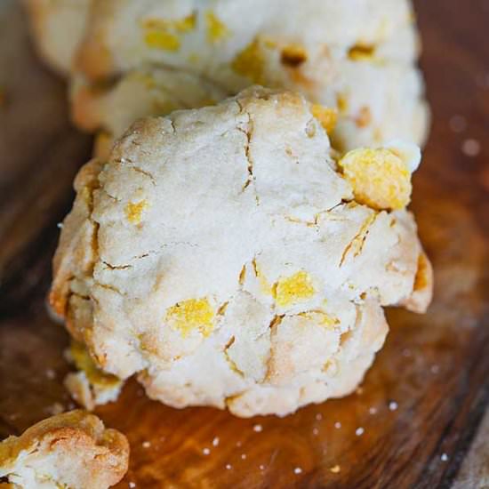 Peanut and Cornflake Cookies