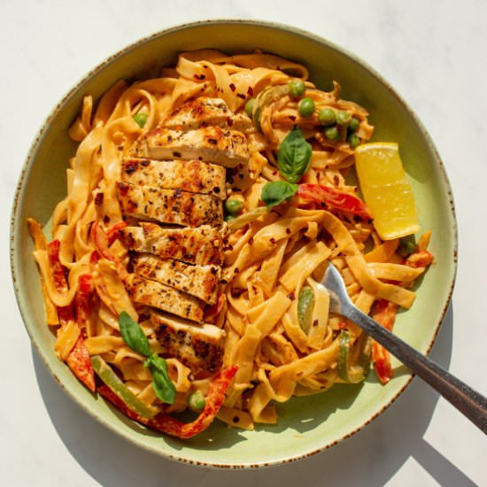 Creamy Cajun Chicken Pasta