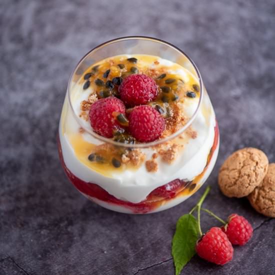 Raspberry Passion Fruit Tiramisu