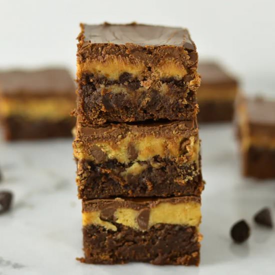 Cookie Dough Brownies