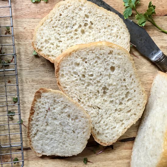 everyday no-knead peasant bread