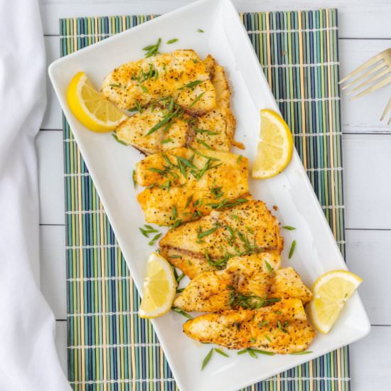 Baked Orange Roughy