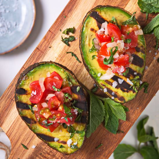 Grilled & Stuffed Avocado