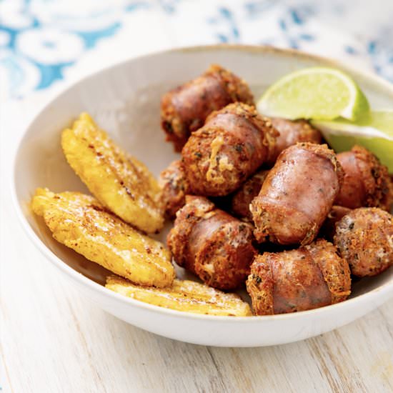 Fried pork sausage