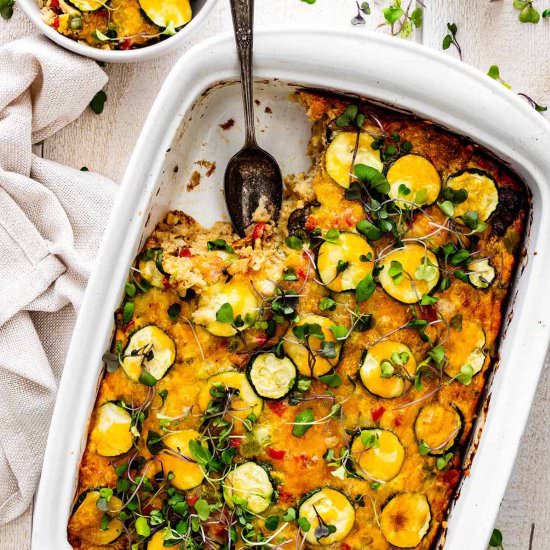 Vegetarian Tater Tot Breakfast Cass