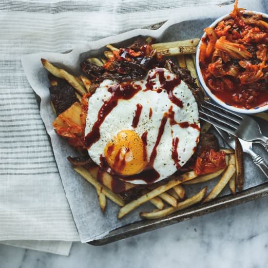 Bulgogi Fries with Kimchi