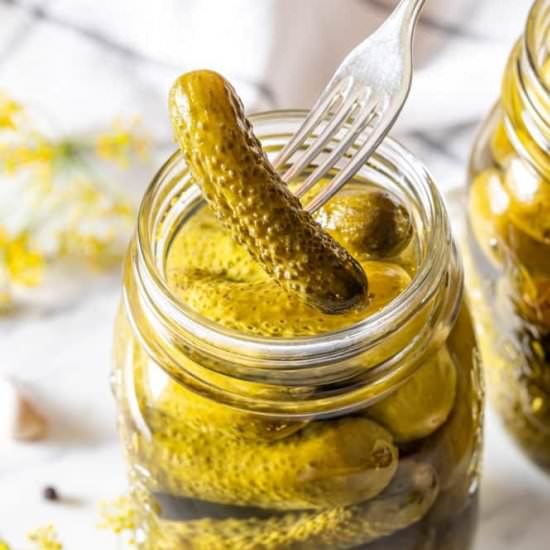 Homemade Canned Dill Pickles