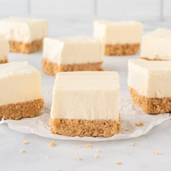 No Bake Cheesecake Bars