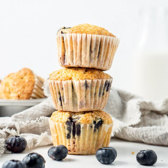 Dairy-Free Blueberry Muffins