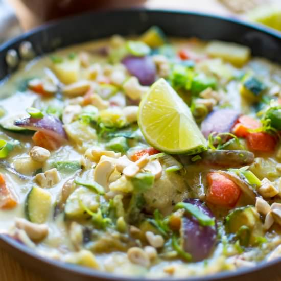 Vegan Courgette & Pineapple Curry