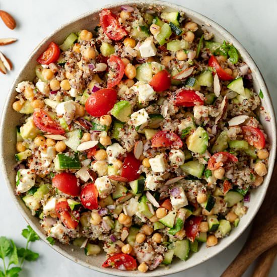 Quinoa Chickpea Salad