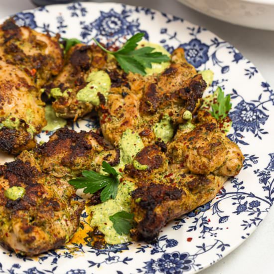 Green Goddess Chicken Thighs!