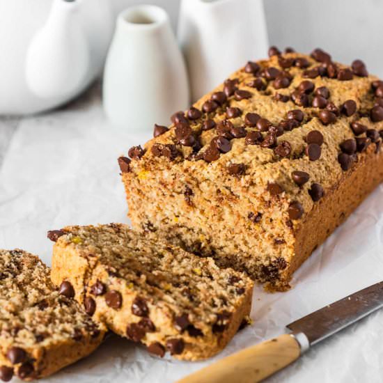 Easy Chocolate Chip Coconut Loaf