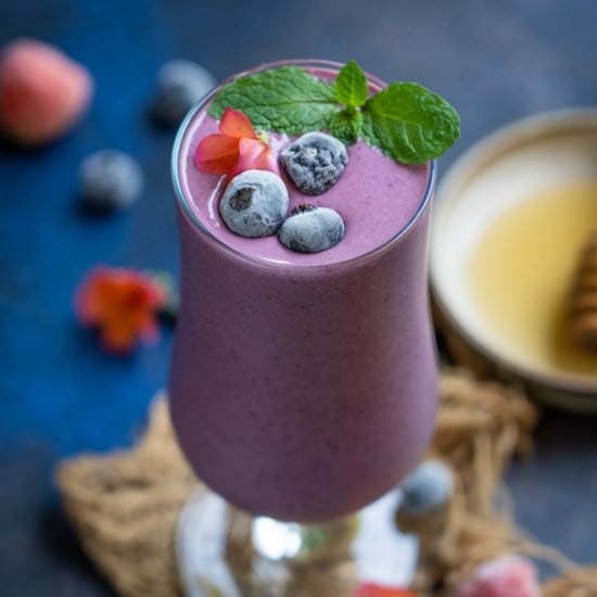Triple Berry Oat Tropical Smoothie