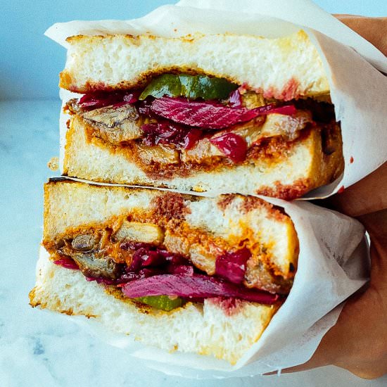Mediterranean Eggplant Sandwich