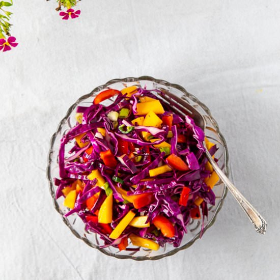 Spicy Mango Coleslaw