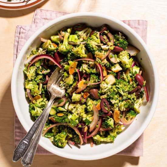 Raw Broccoli Salad