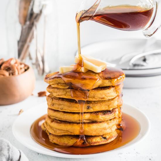 Pumpkin Pecan Pancakes