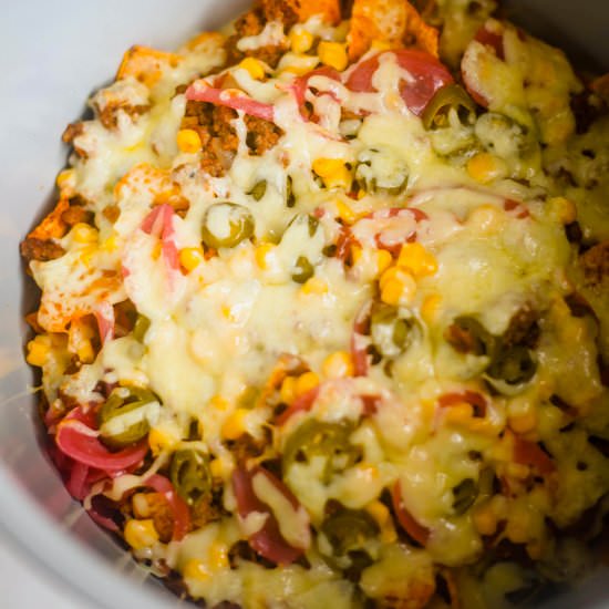 Easy Air Fryer Nachos