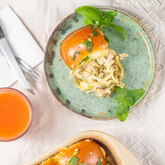 Italian Pesto Sliders