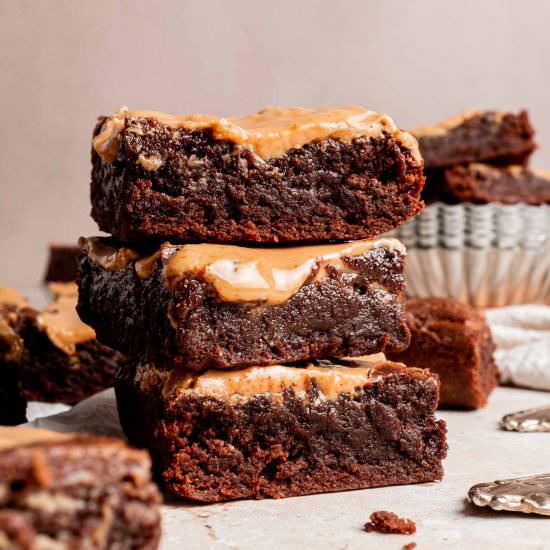chocolate peanut butter brownies