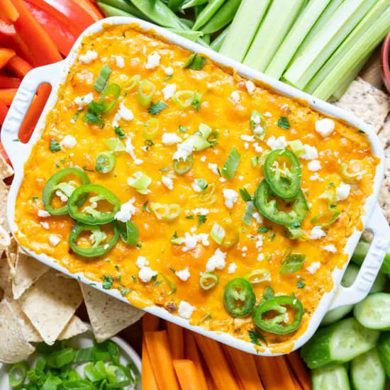 Baked Buffalo Chicken Dip