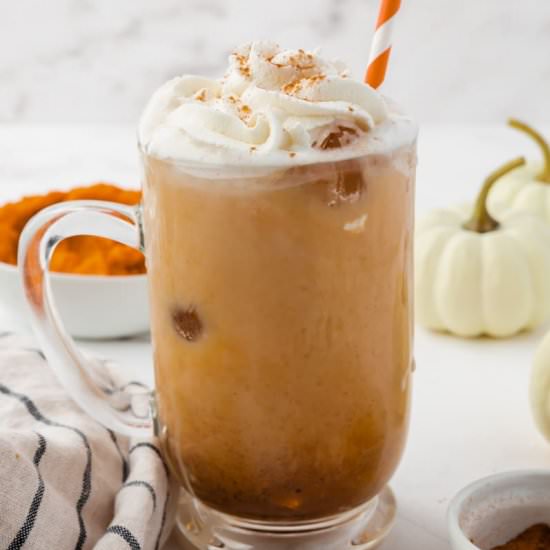 Iced Pumpkin Spice Latte