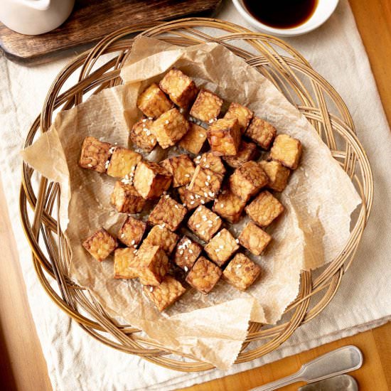 Air Fryer Tempeh (Easy)