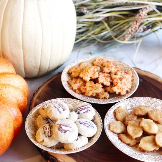 Fall Shortbread Cookies