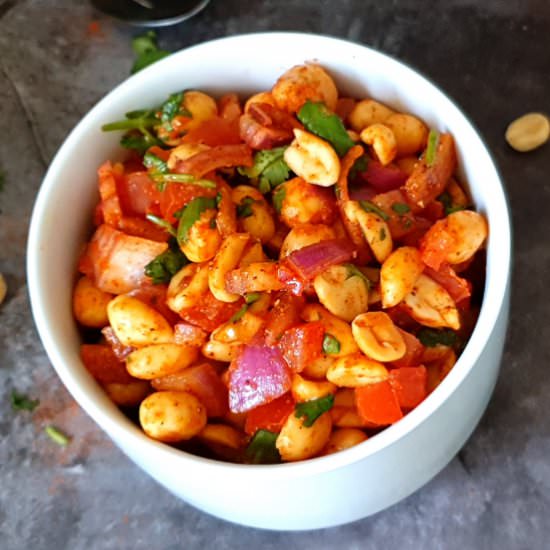 Peanut Chaat Recipe