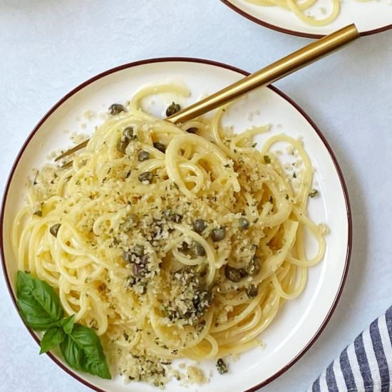 Creamy Lemon Caper Pasta