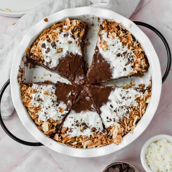 Chocolate Coconut Cream Pie