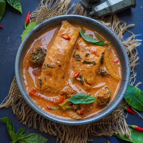 Salmon Panang Curry