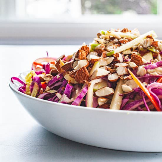 Coleslaw with Apples and Nuts