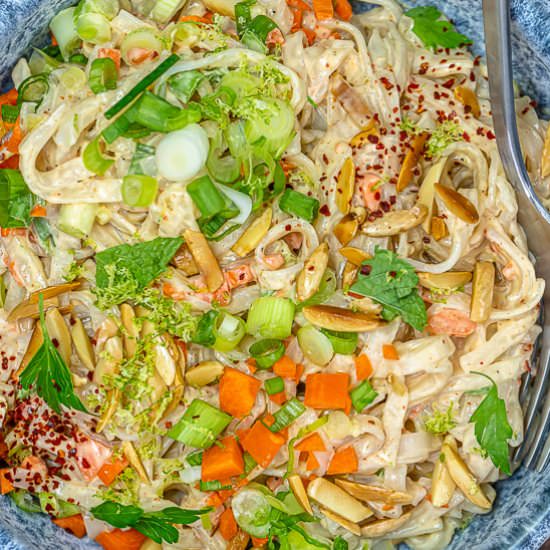 Mediterranean Cold Noodle Salad
