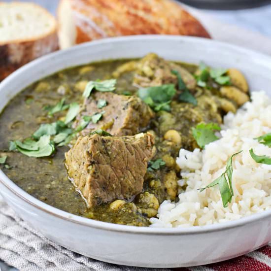 Libyan Lamb Stew with White Beans