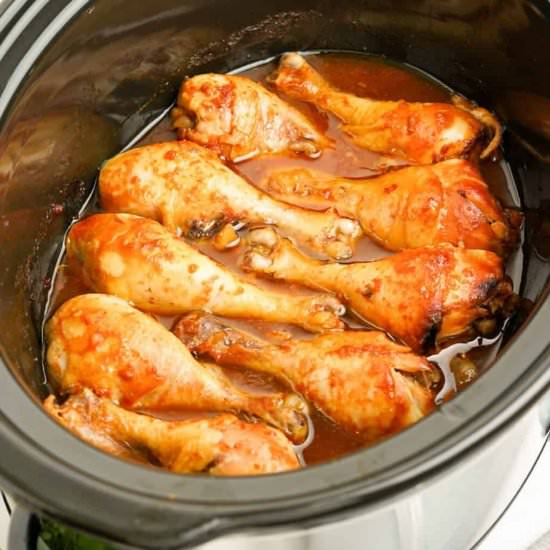 Easy Slow Cooker Chicken Drumsticks